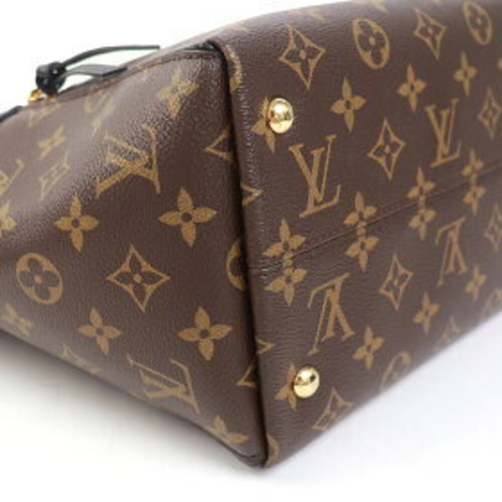 Louis Vuitton Black Noir Monogram HAND TOURNEL LV Leather Black Shoulder - Picture 8 of 9